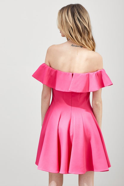 Sundays Best A Line Ruffle Dress