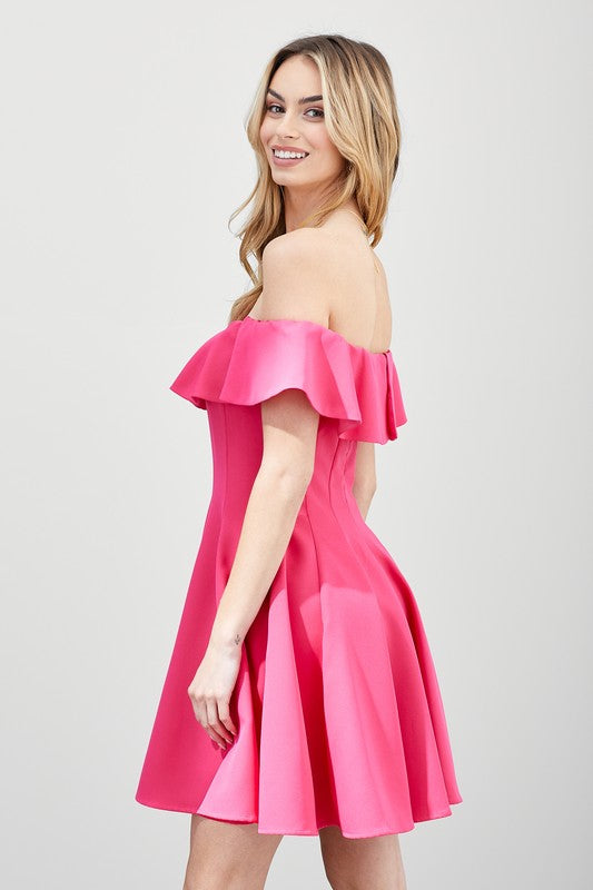 Sundays Best A Line Ruffle Dress