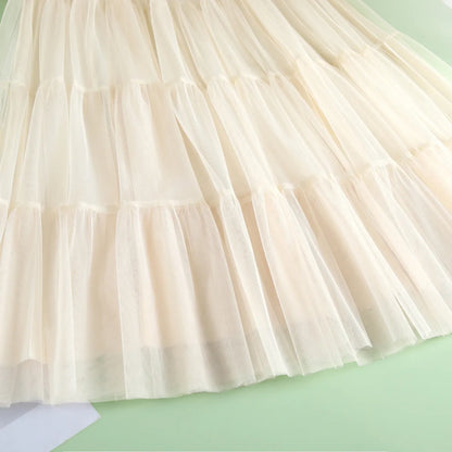 Cake Gauze High Waist A-line Skirt