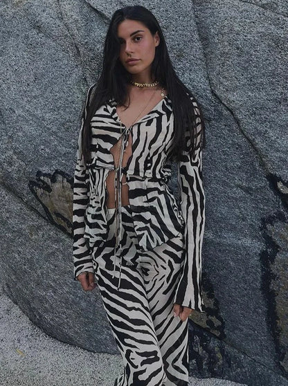 Black & White Stripes Clubwear