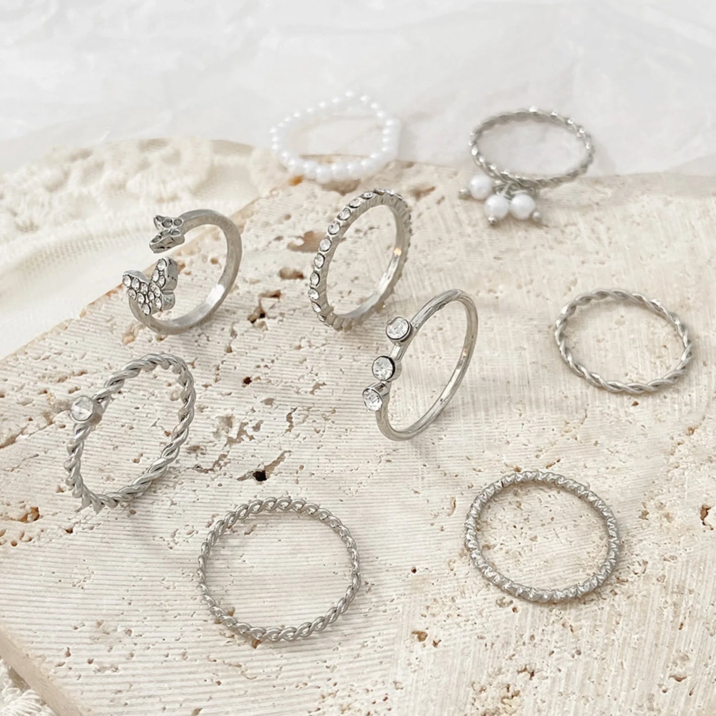 STL's 9 piece Set Bohemian Rings