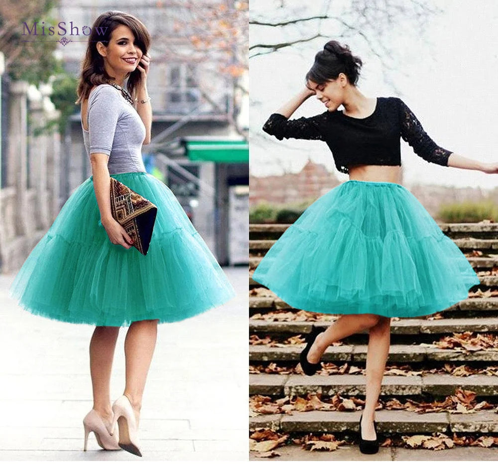 STL's Puffy Multi-Layers Tulle Skirts