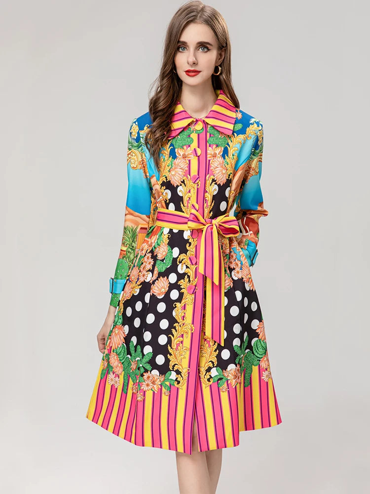 Modern Art Coat Dress