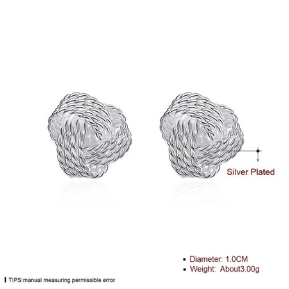 Soft Winding Stud Earrings