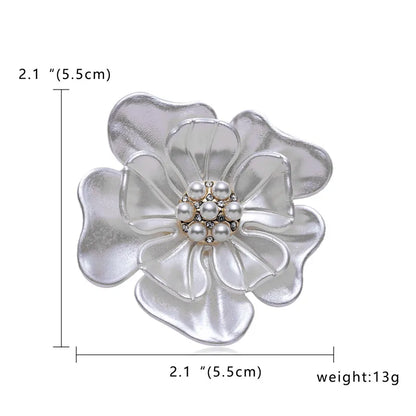 Elegant Flower Brooch