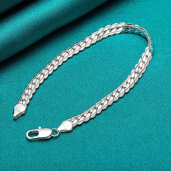 Flat Side Chain Bracelet