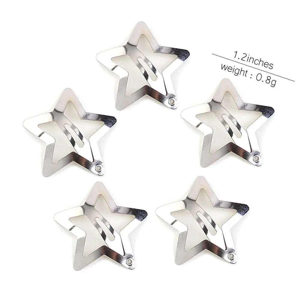 Y2K Style Metal Hair Clips