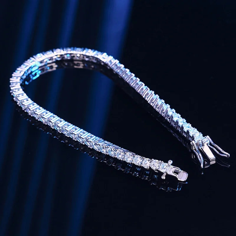 Tennis Bracelet 0.1ct 3mm D VVS1 Diamond