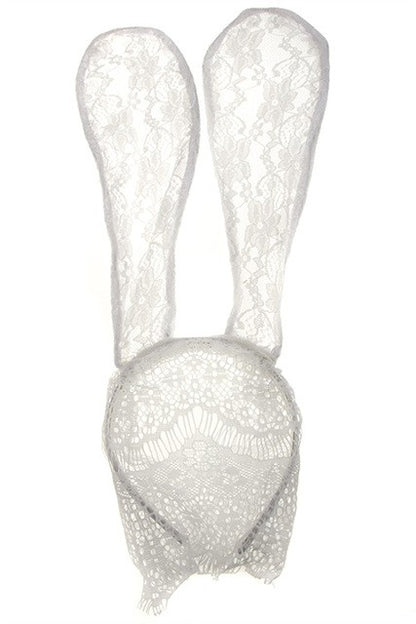 LACE BUNNY COSTUME HEADBAND