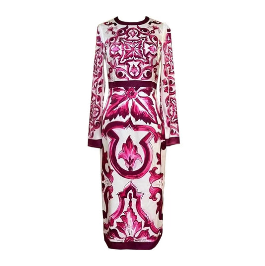 Batik Style Asian Dress