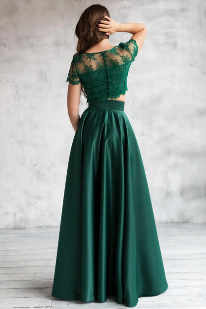 Elegant Satin Maxi Skirt