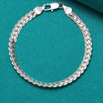 Flat Side Chain Bracelet