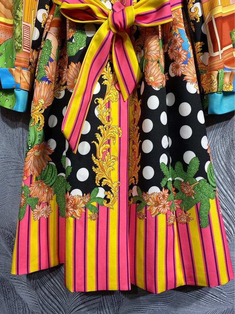 Modern Art Coat Dress