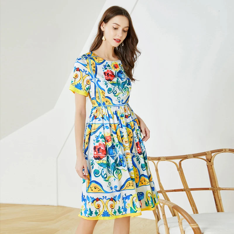 STL's Spring And Summer Mid-length Dress