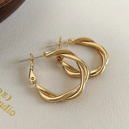 Twisted Hoop Earring