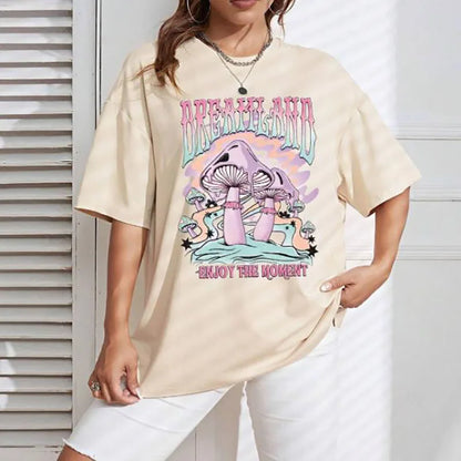 Mushroom Grunge Aesthetic Streetwear T-shirts