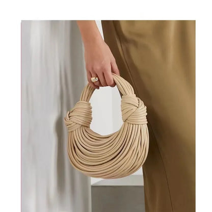 Noodle Knotted Hobo Clutch Bag