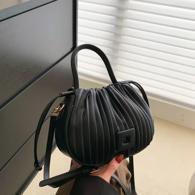 Vintage Leather Bucket Bag