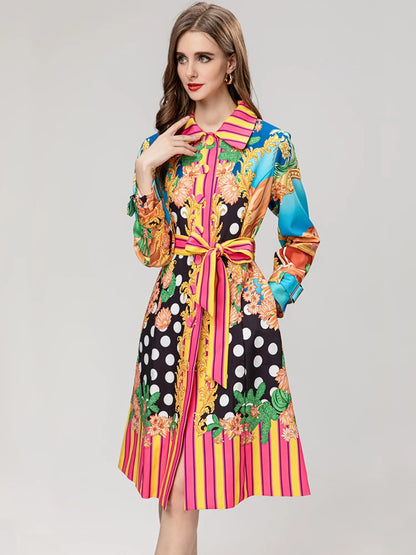 Modern Art Coat Dress