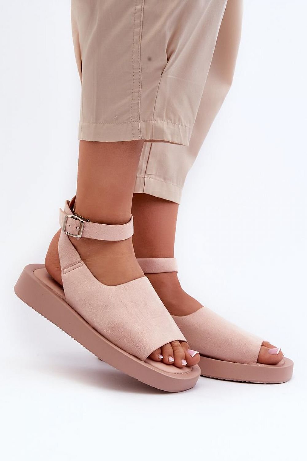 Pink Strap Sandals