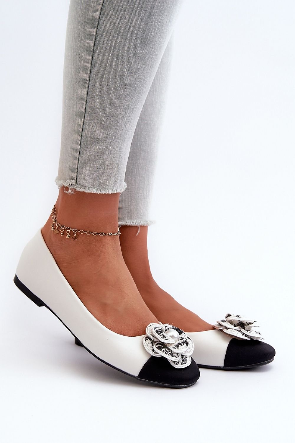 Capped Toe Ballet Flats