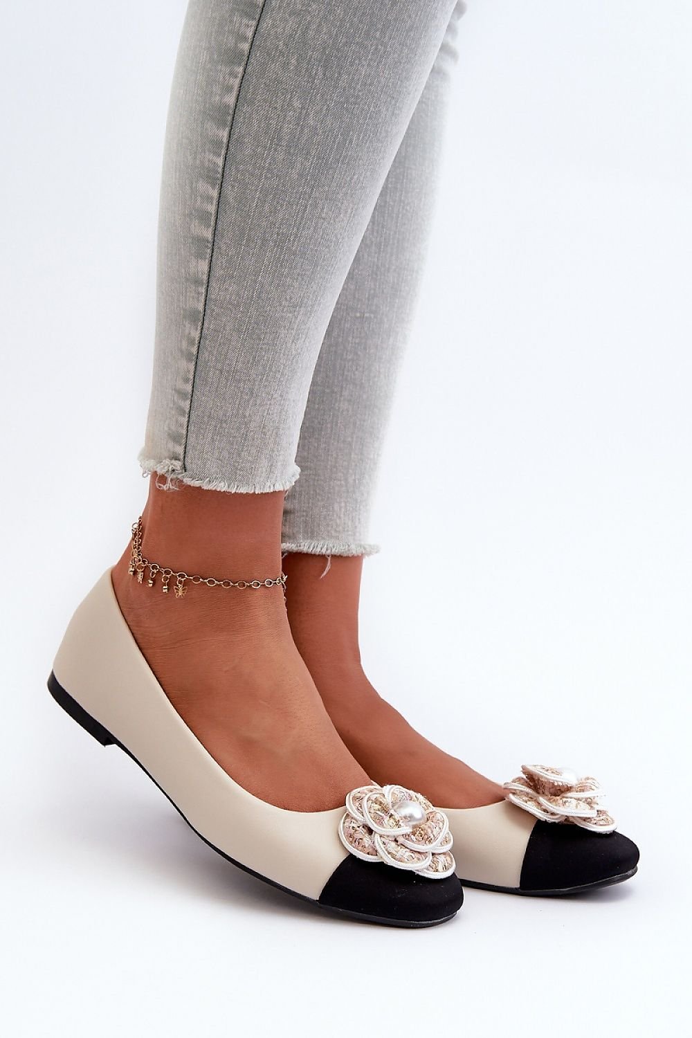 Capped Toe Ballet Flats