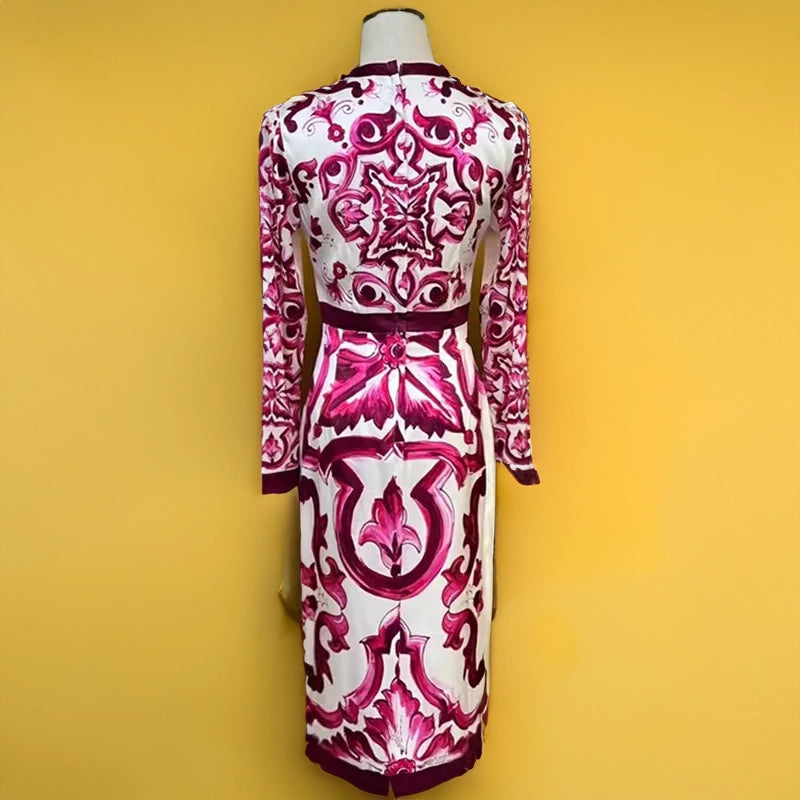 Batik Style Asian Dress