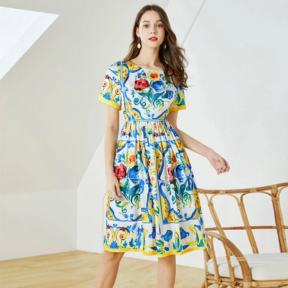 STL's Spring And Summer Mid-length Dress