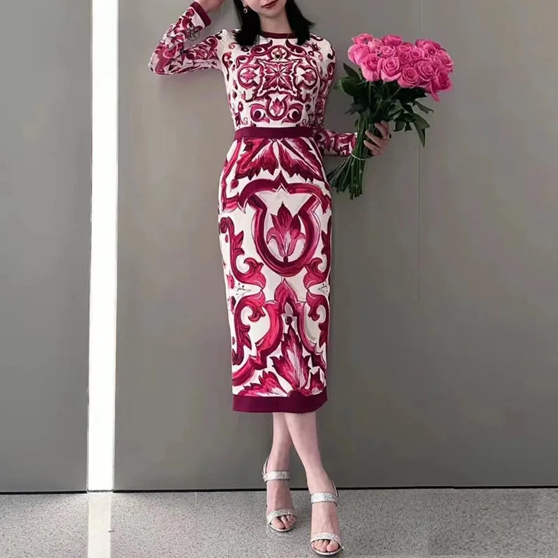 Batik Style Asian Dress