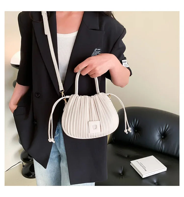 Vintage Leather Bucket Bag