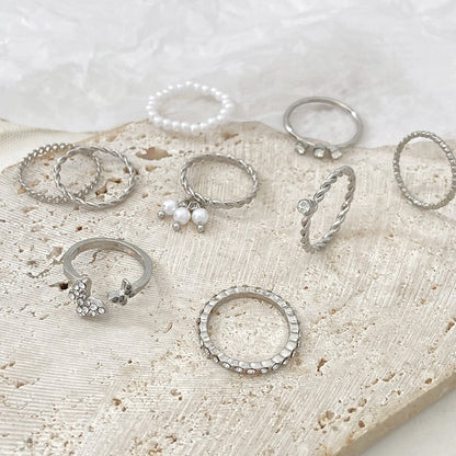 STL's 9 piece Set Bohemian Rings