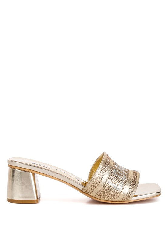 Starks Diamante Embellished London Sandals