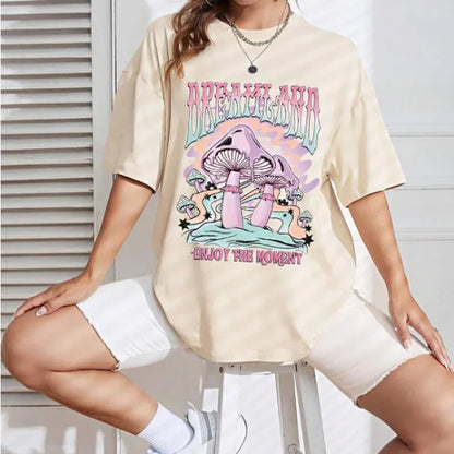 Mushroom Grunge Aesthetic Streetwear T-shirts