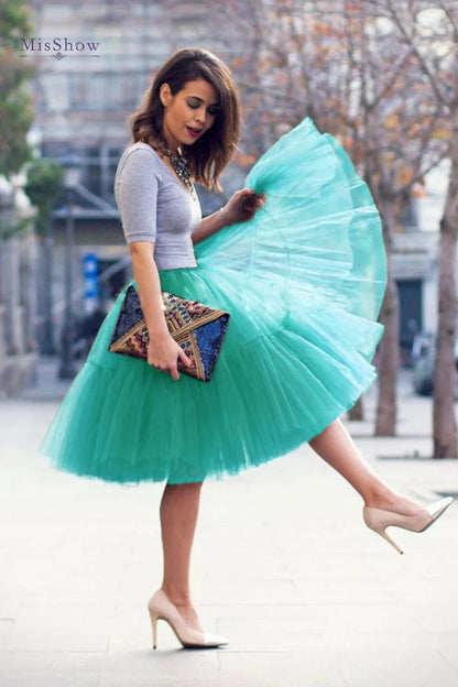 STL's Puffy Multi-Layers Tulle Skirts