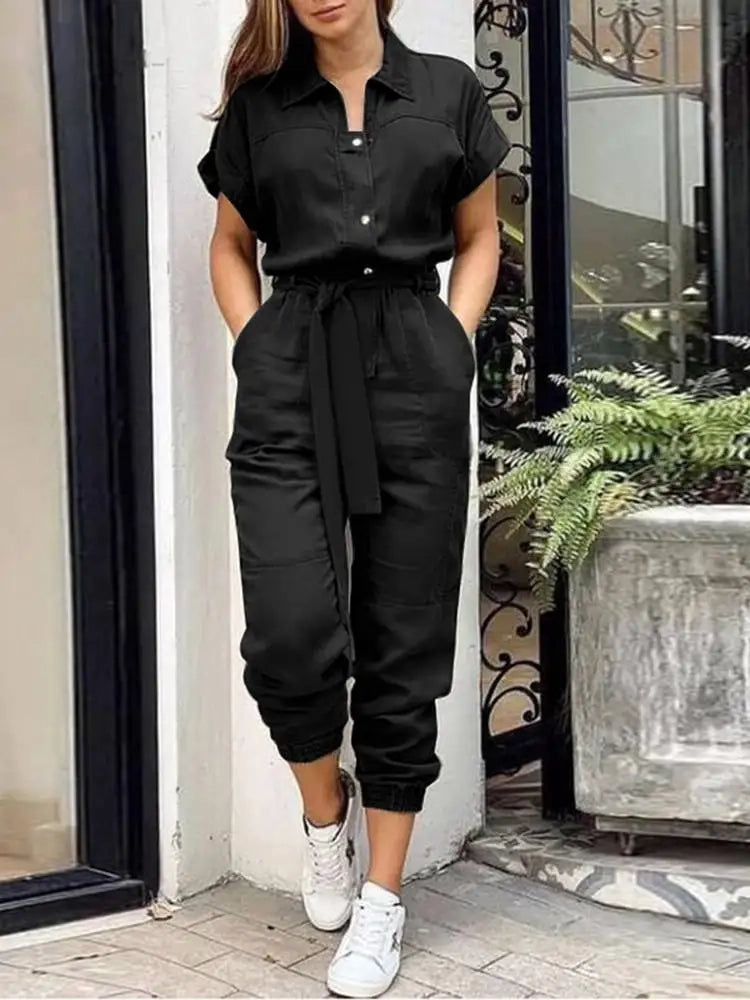 Vintage Style Work Jumpsuit