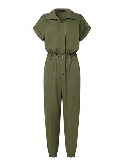 Vintage Style Work Jumpsuit