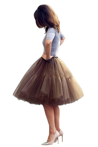 STL's Puffy Multi-Layers Tulle Skirts