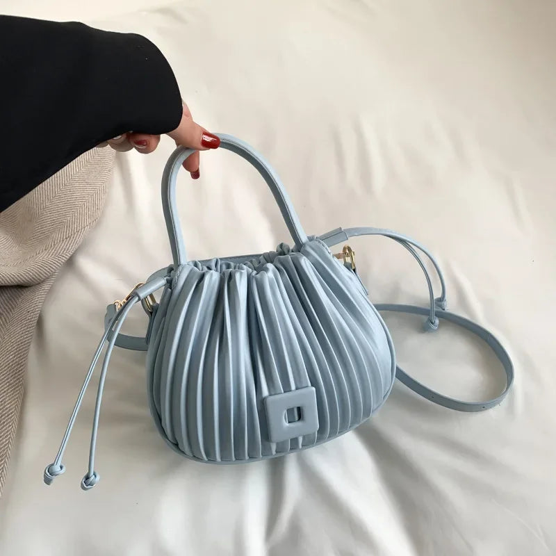 Vintage Leather Bucket Bag