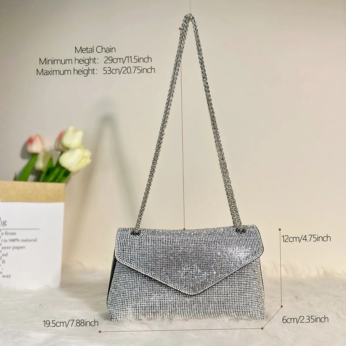 Rhinestone Evening Purse