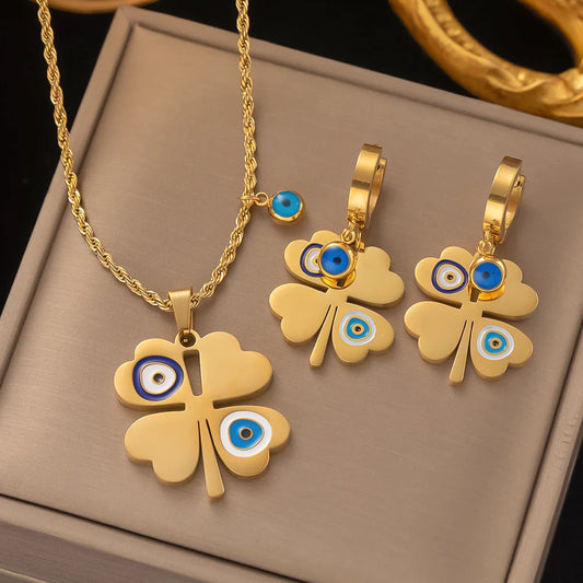 Fortunata Flower Pendants & Earrings