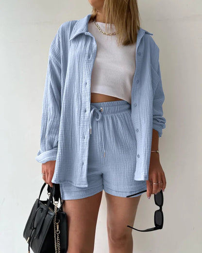 The Essential Casual Shirt & Short Set