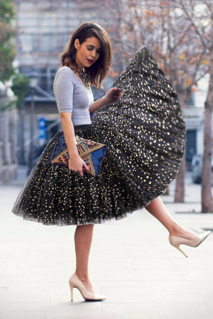 STL's Puffy Multi-Layers Tulle Skirts