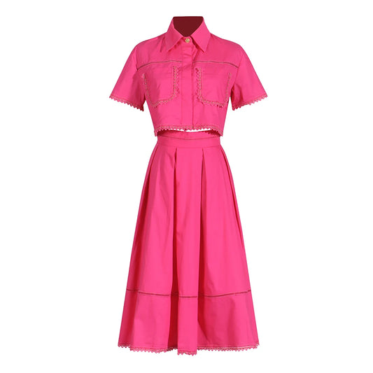 STL's A-Line Pleated Dress