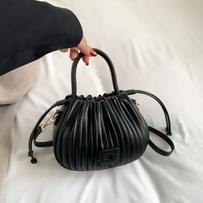 Vintage Leather Bucket Bag