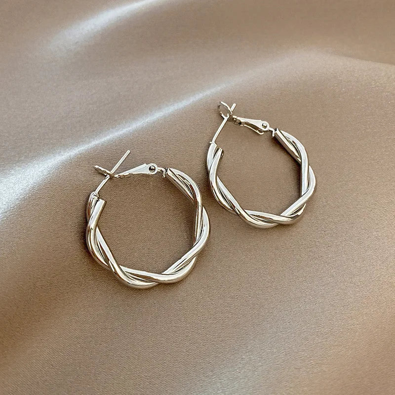 Twisted Hoop Earring