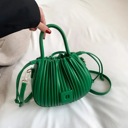 Vintage Leather Bucket Bag