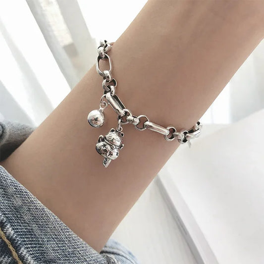 925 Sterling Silver Charm Bracelet