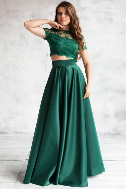 Elegant Satin Maxi Skirt