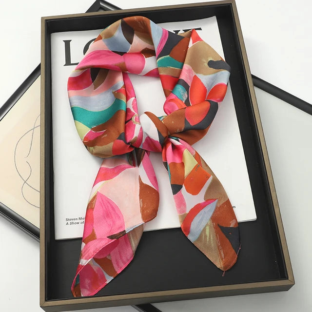 Silk Bag & Neck Scarf