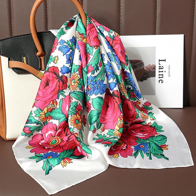 Silk Bag & Neck Scarf